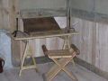 Skrivbord med stol och tillbehr